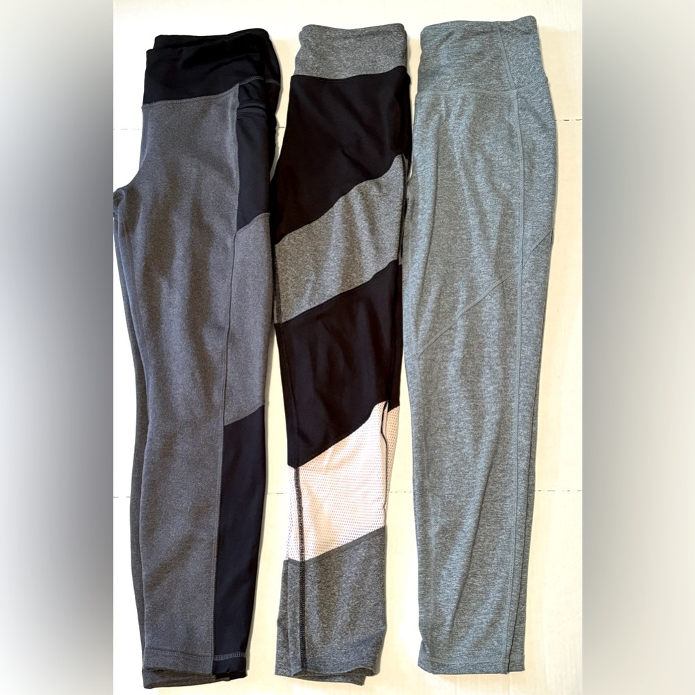 3 pr of Leggings- 1,Reebock - 1,SOS & 1,Active Life fleece